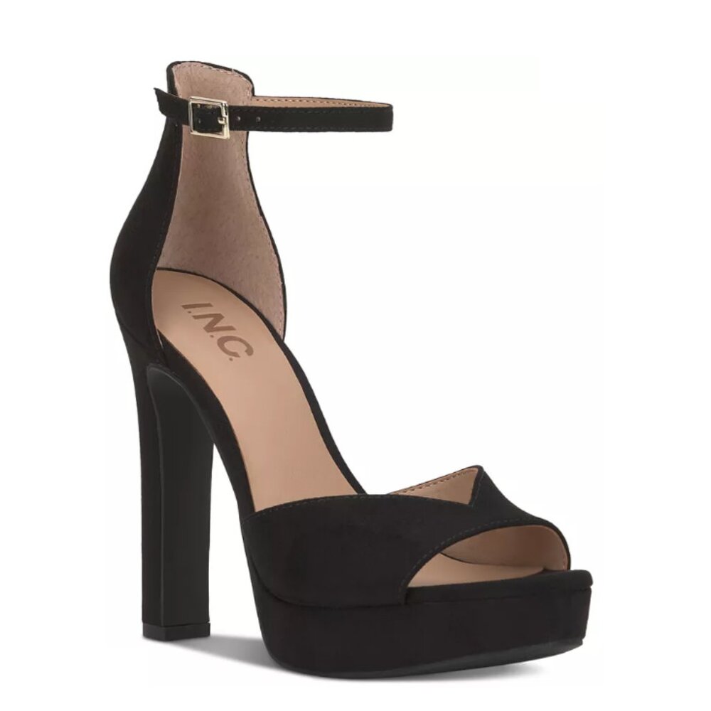 I.N.C. International Concepts Ninel Platform Sandals, Size 11, Black, NEW